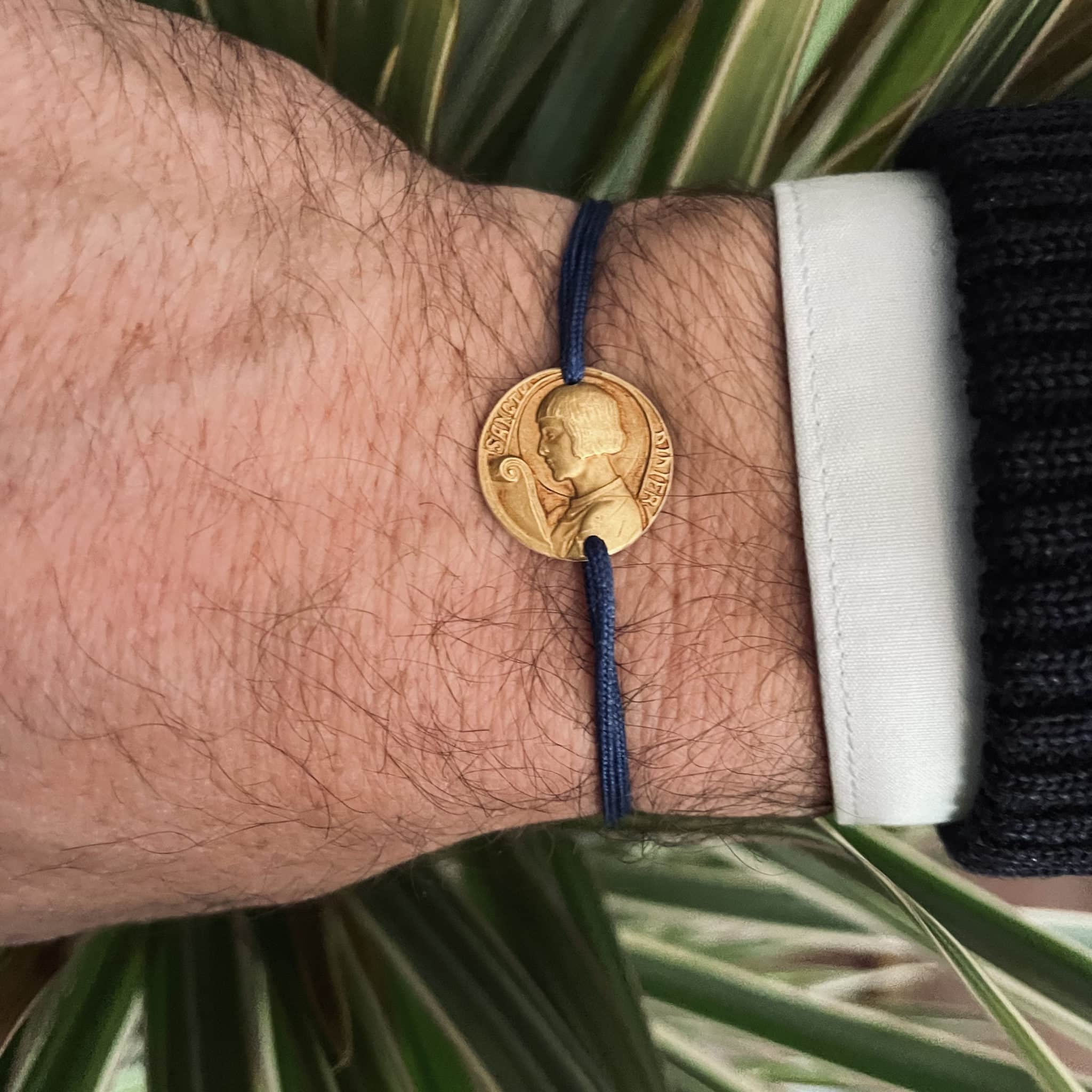 Médaille de Saint Didier en plaqué or FIX