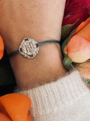 Bracelet Notre Dame de Lourdes en argent