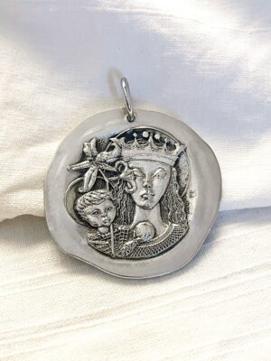 Médaille Notre Dame aux Lys en argent, création de la Monnaie de paris