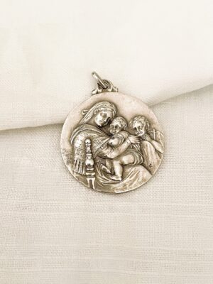 médaille notre dame aux lys en argent, création de la monnaie de paris (copie)